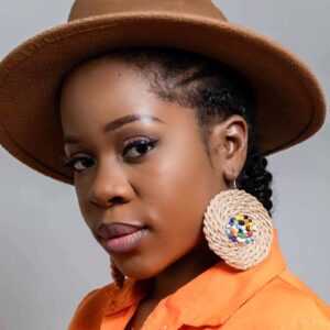 Boucles d'oreilles en raphia