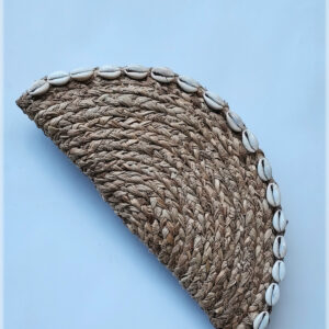 Pochette en fibres de bananier - Modèle "Nolya Shells"