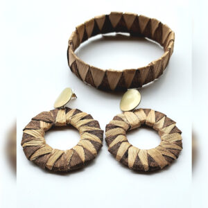 Bracelet et boucles d'oreilles